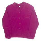 KAREN SCOTT Womens Shirt Pink V-Neck Long Sleeve UK 16