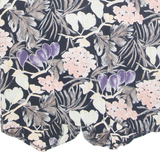 LAURA B Womens Shirt Black V-Neck Sleeveless Viscose Floral S