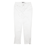 TOMMY HILFIGER Womens Trousers White Slim Tapered W27 L26