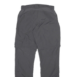 QUECHUA Detachable Legs Womens Trousers Grey Regular Straight Nylon W26 L31