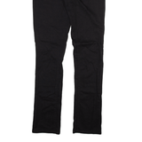 DICKIES Womens Trousers Black Slim Straight W30 L31