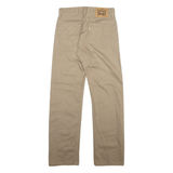 LEVI'S 505 Mens Trousers Beige Regular Straight W29 L30