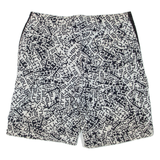 CARHARTT Mens Cargo Shorts Black Crazy Pattern L W36