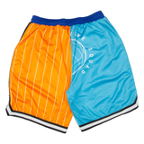 SNIPES Space Jam Mens Sports Shorts Orange Colourblock XL W30