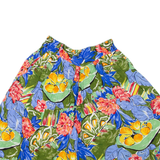 Womens Casual Shorts Blue Floral XS W26