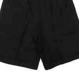 Womens Casual Shorts Black UK 12 W28