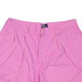 POLO RALPH LAUREN Womens Chino Shorts Pink XL W36