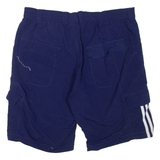 ADIDAS Mens Sports Shorts Blue M W34