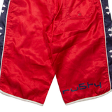Mens Casual Shorts Red S W28