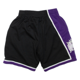 NBA Sacramento Kings Mens Sports Shorts Black XS W26