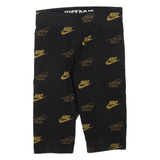 NIKE Bicycle Womens Sports Shorts Black Slim XS W23