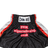 Thai Boxing Mens Sports Shorts Black Crazy Pattern XXS W22