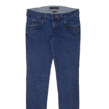 CALVIN KLEIN JEANS Low Rise Rhinestone Womens Jeans Blue Slim Skinny W28 L32