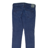 CALVIN KLEIN JEANS Low Rise Rhinestone Womens Jeans Blue Slim Skinny W28 L32