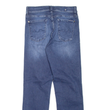 7 FOR ALL MANKIND Womens Jeans Blue Regular Straight Stone Wash W28 L26