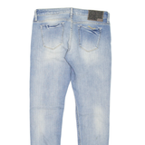 GUESS Beverly Womens Jeans Blue Regular Skinny Stone Wash W28 L29