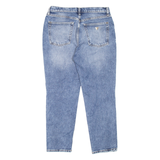 GUESS Distressed Womens Jeans Blue Regular Tapered Stone Wash W31 L27
