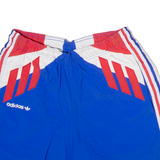 ADIDAS Mens Swimming Shorts Blue Striped XS W26