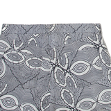 Womens Casual Shorts Grey Crazy Pattern M W32