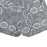 Womens Casual Shorts Grey Crazy Pattern M W32