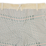 IIG-LOO DESIGN Womens Casual Shorts Cream Striped M W32