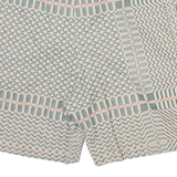 IIG-LOO DESIGN Womens Casual Shorts Cream Striped M W32