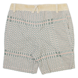 IIG-LOO DESIGN Womens Casual Shorts Cream Striped M W32