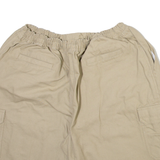 Mens Cargo Shorts Beige Relaxed M W30