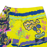 FILA Mens Casual Shorts Yellow Crazy Pattern M W30