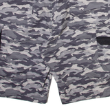 Mens Cargo Shorts Grey Camouflage XL W40