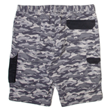 Mens Cargo Shorts Grey Camouflage XL W40