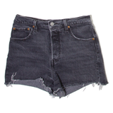 LEVI'S Womens Denim Shorts Grey S W28