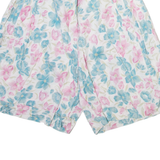 VELLON Womens Casual Shorts White Relaxed Floral S W28