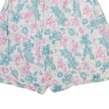 VELLON Womens Casual Shorts White Relaxed Floral S W28