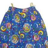 ECCO Womens Casual Shorts Blue Relaxed Spotted S W28