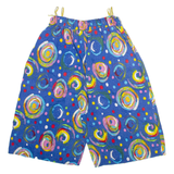 ECCO Womens Casual Shorts Blue Relaxed Spotted S W28