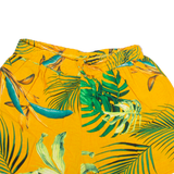 Womens Casual Shorts Yellow Floral XS W26
