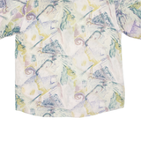 Mens Shirt Purple Crazy Pattern L