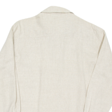 Womens Plain Shirt Beige Long Sleeve UK 10