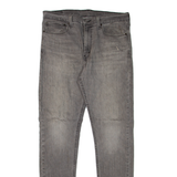 LEVI'S 510 Jeans Mens Grey Slim Skinny Stone Wash W34 L34