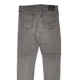 LEVI'S 510 Jeans Mens Grey Slim Skinny Stone Wash W34 L34