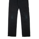 LEVI'S 513 Jeans Mens Black Slim Straight W29 L32