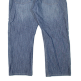 LEVI'S 514 Jeans Mens Blue Slim Straight Stone Wash W36 L25