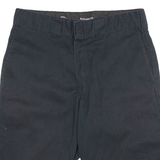DICKIES Mens Workwear Shorts Black Relaxed M W30