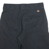 DICKIES Mens Workwear Shorts Black Relaxed M W30