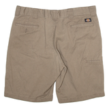 DICKIES Mens Workwear Shorts Brown Relaxed XL W38