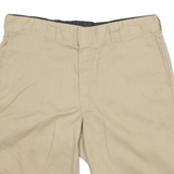 DICKIES Mens Workwear Shorts Beige Relaxed XL W38