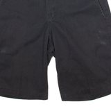 DICKIES Mens Workwear Shorts Black Relaxed M W30