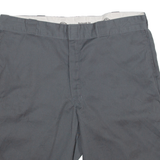 DICKIES Mens Workwear Shorts Grey Relaxed 2XL W40
