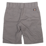 DICKIES Mens Workwear Shorts Grey Slim S W28